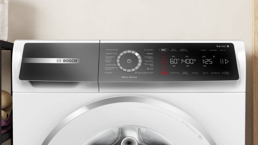 Bosch WGB25419NL Serie 8 EXCLUSIV wasmachine