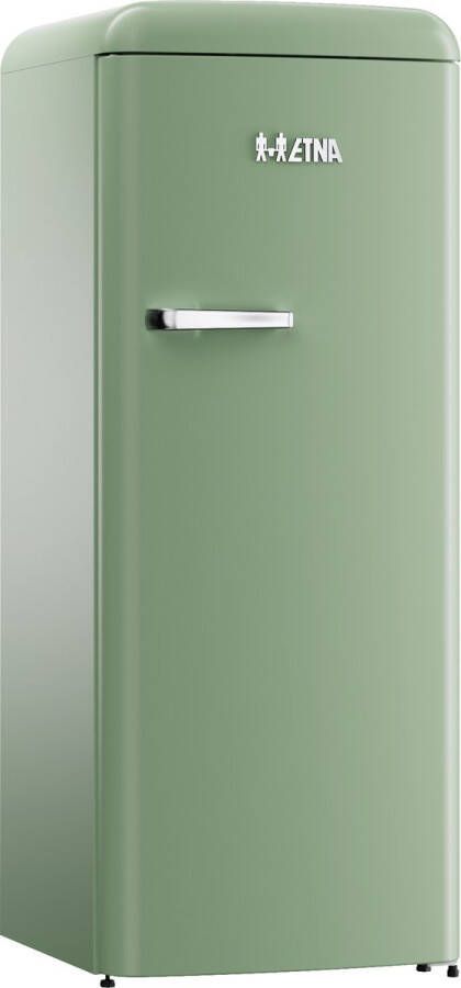 ETNA KVV7154GRO Retro koelkast met vriesvak Groen 154 cm