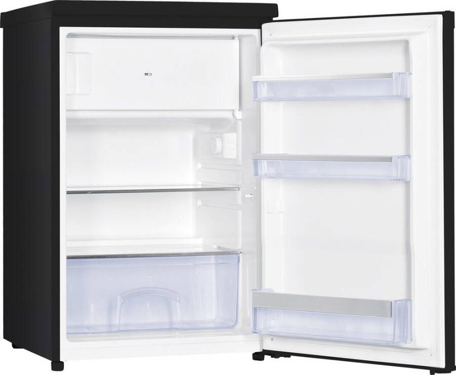 Frilec BERLIN166-4-040CB -Tafelmodel Koelkast Energielabel C 5 Jaar Garantie Met vriesvak Zwart