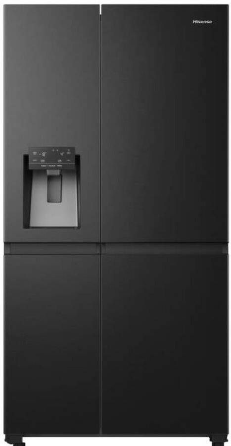 Hisense RS818N4TFC Amerikaanse koelkast Energielabel C Water- & ijsdispenser Metal Cooling No Frost Zwart- Multi-Air Flow Fast Freeze 35dB (A) Inverter Compressor 632 Liter - Foto 3