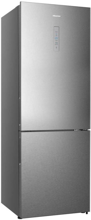 Hisense RB645N4BID Vrijstaande koel-Vriescombinatie 70cm breed 495 Liter No Frost Fast Freeze Metal-Tech Cooling RVS Energieklasse D - Foto 2