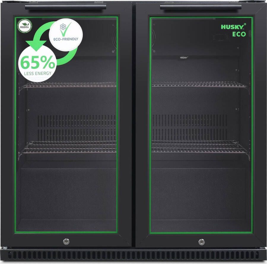 Husky Koelkast C2-H-ECO-865-BK | Vrijstaande tafelmodelkoelkasten | 5060535961806