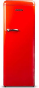 Schneider SCCL222VR Koelkast met vriesvak Rood