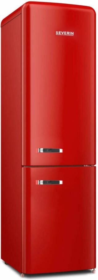 Severin Koelkast Diepvries RKG8927 Red | Vrijstaande koelkasten | Keuken&Koken Koelkasten | 4008146037986