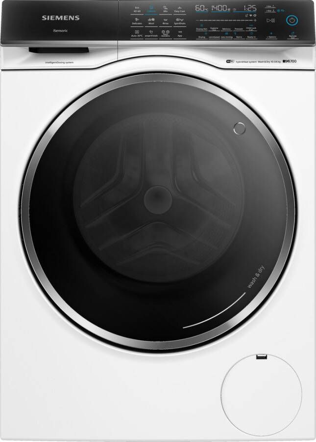 Siemens WN54C2A0EU iQ700 Was-droogcombinatie 10.5 6 kg Automatisch doseren ENG Display