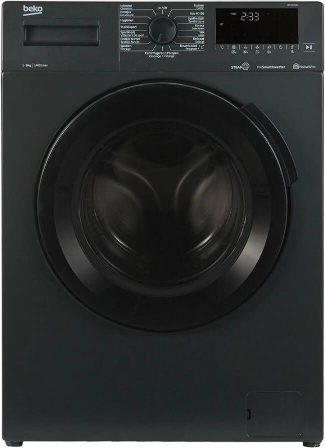 Beko WTV8740A1 SteamCure vrijstaande wasmachine voorlader - Foto 1