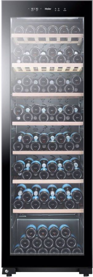 Haier Wijnkoelkast Model WS171GA Vrijstaand 171 flessen Zwart Compressorwijnkoeler