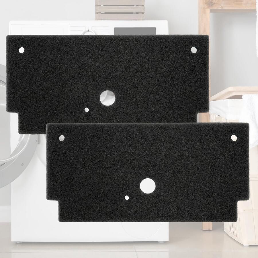 2 stuks 12022801 droogfilter voor in warmtepompdroger wasdroger sokkelfilter sponsfilter 292 x 142 x 19 mm