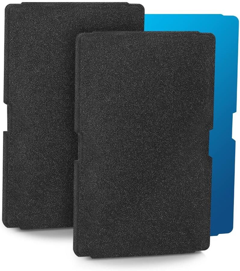 2x droger filter vervanging voor 2964840100 Warmtewisselaarfilter 240 x 155 x 11 mm schuimfilter Sponsfilter voor wasdroger warmtepompdroger