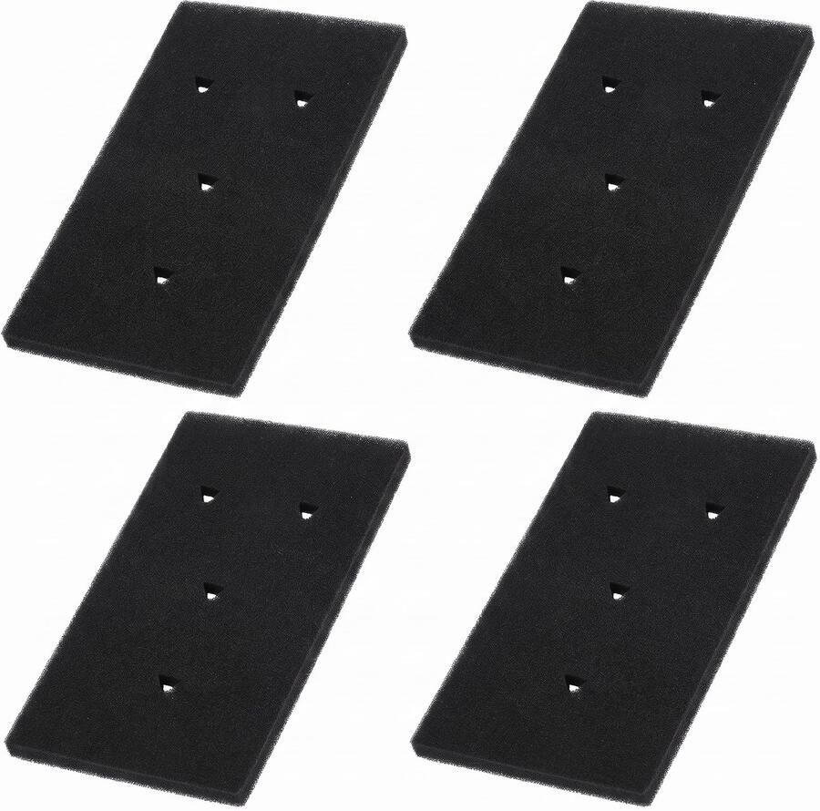 4x Warmtepompdroger Filter Schuimfilter 230x115x14mm