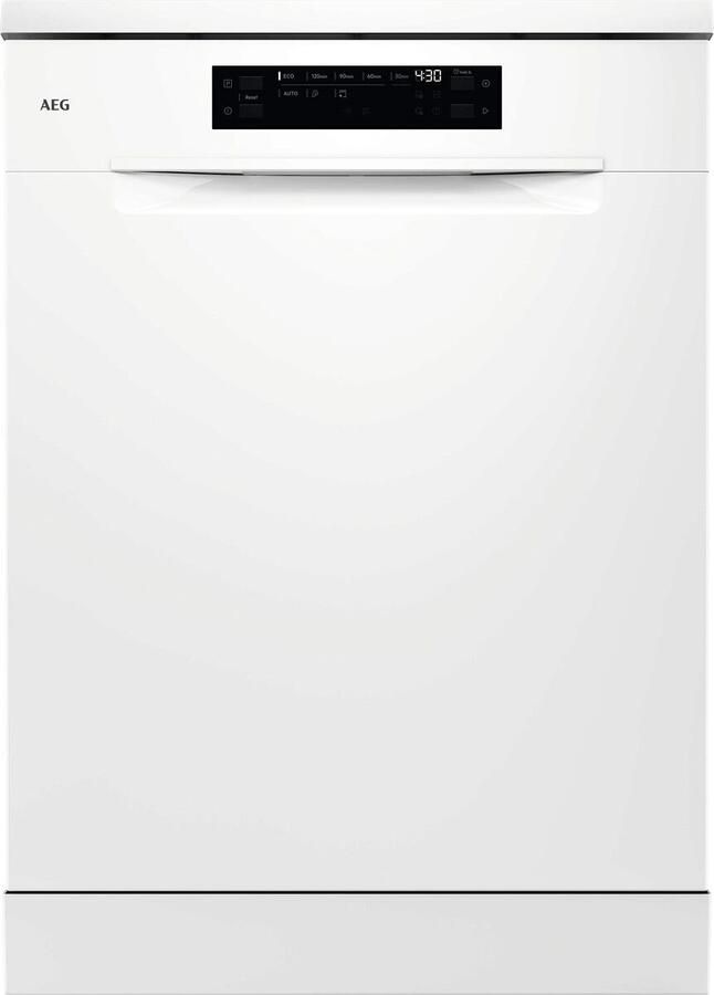 AEG GF6100C2SNW 6000 Vaatwasser Vrijstaand 44 dB 8 programma's 3 temperaturen