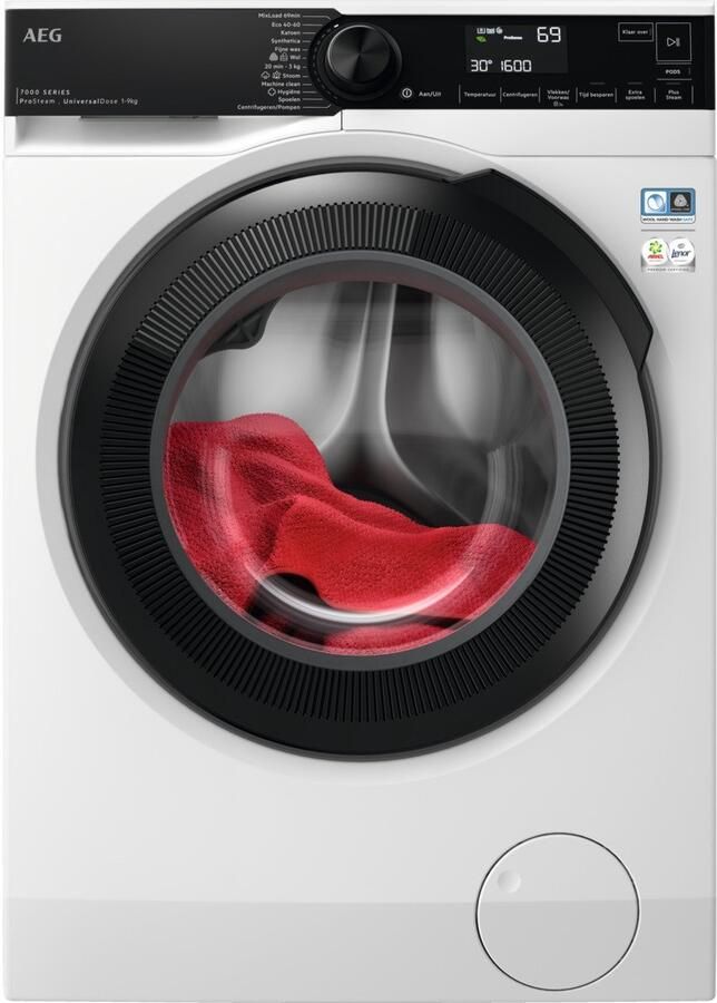AEG LR7696UD4 7000 Serie ProSteam UniversalDose Wasmachine Energielabel A 1600 toeren 9 kg - Foto 2
