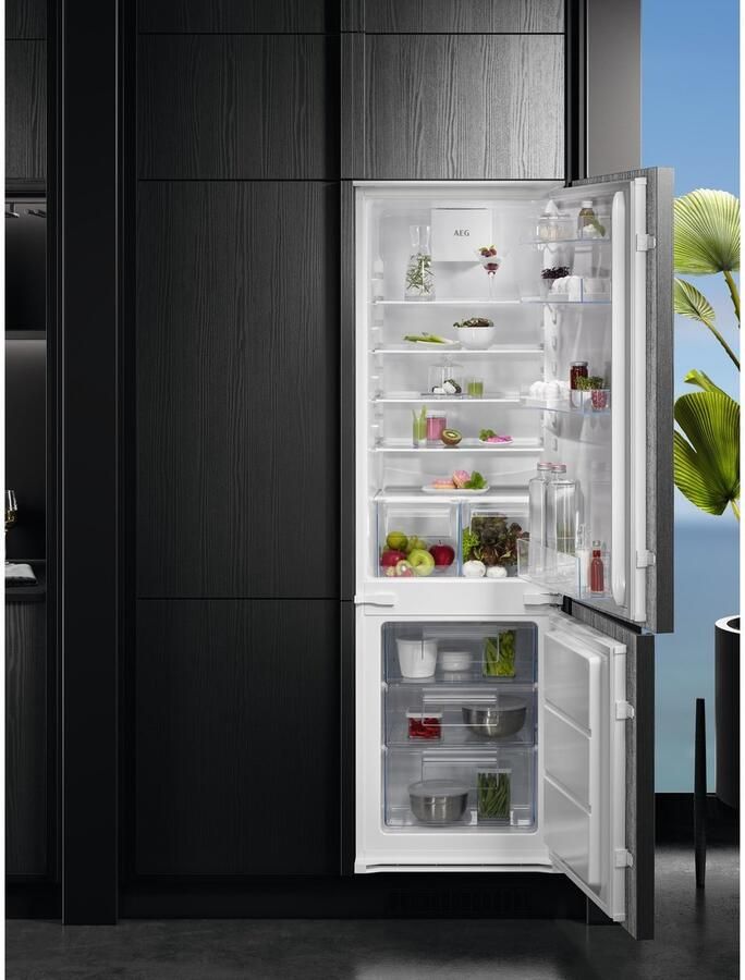 AEG OSC5D181ES Inbouw koel-vriescombinatie Sleepdeur 196 l Koeler 73 l Vriezer Ingebouwd 34 dB - Foto 2