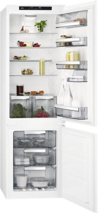 AEG SCE818E6TS koel-vriescombinatie Ingebouwd 254 l Wit
