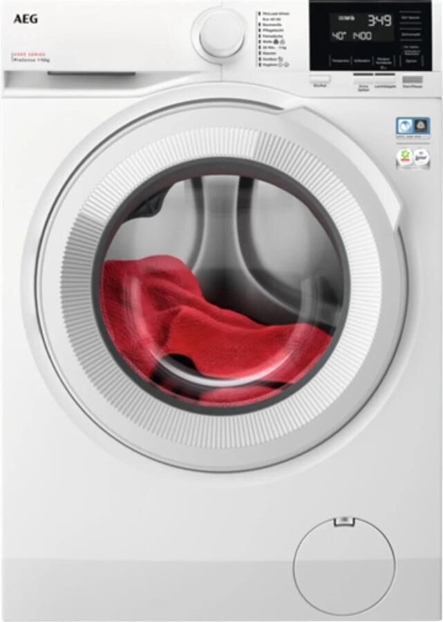 AEG Series 6000 LR6F60400 wasmachine Voorbelading 10 kg 1351 RPM Wit