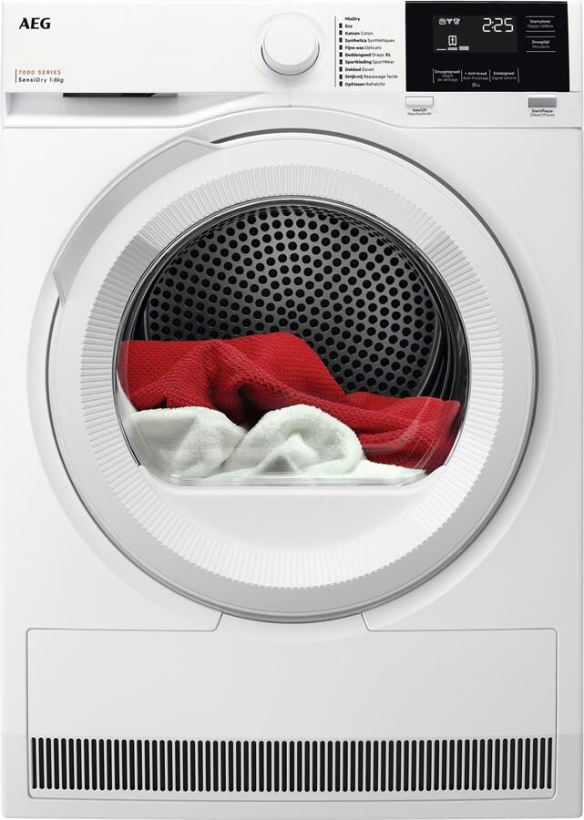 AEG TR78DD32B 7000 SensiDry Wasdroger Warmtepompdroger 8 kg NL FR