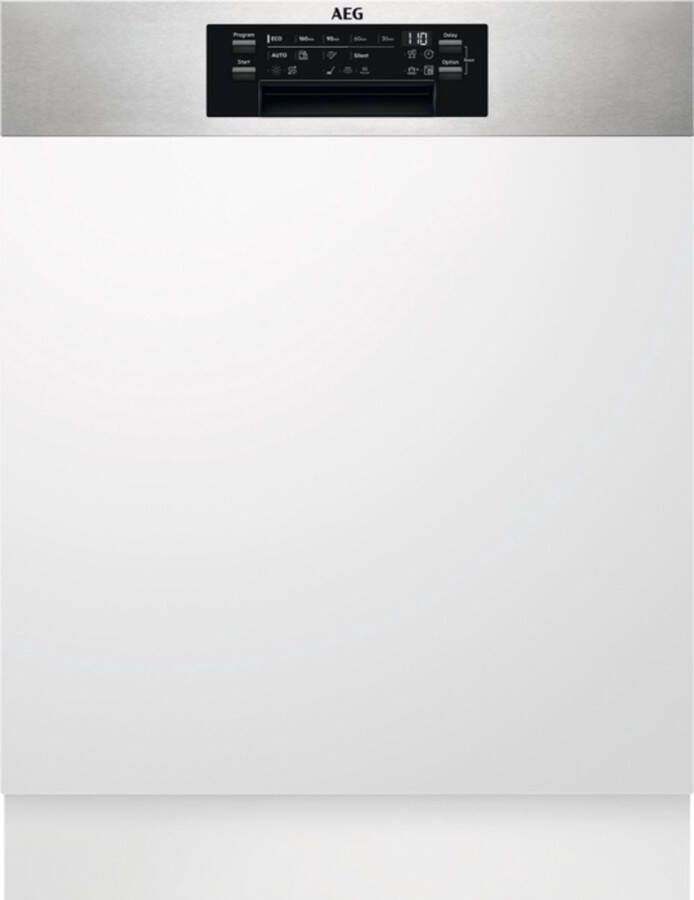 AEG FEE83717PM Inbouwvaatwasser Aantal couverts 60 cm: 14 Besteklade