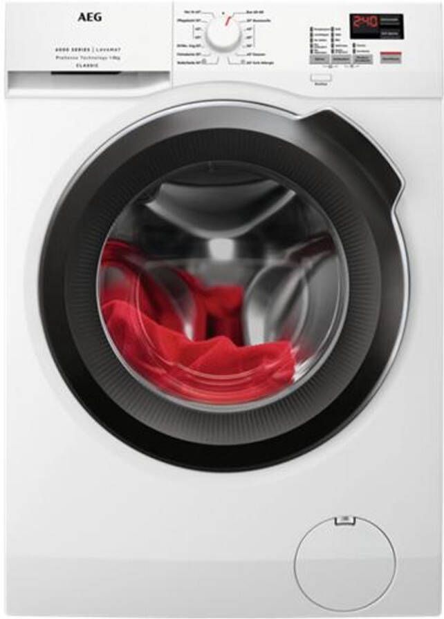 AEG L6FBC41480 wasmachine Voorbelading 8 kg 1400 RPM A Wit