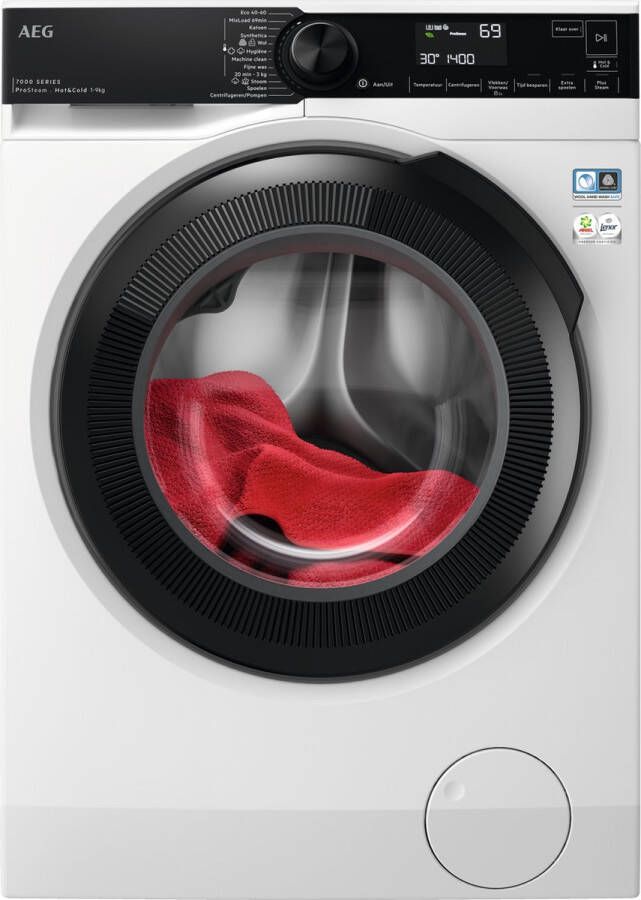 AEG LR7604HC4 EcoLine 7000 serie ProSteam Wasmachine 15% zuiniger dan Energielabel A 10 kg - Foto 4