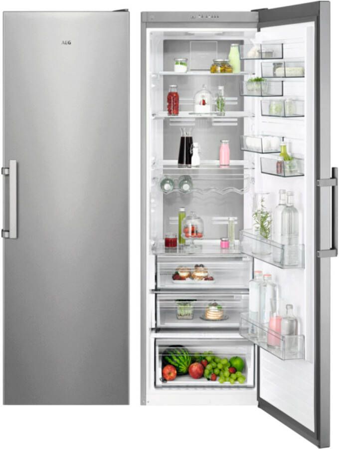AEG ORK8M391DX Koelkast 389 liter Vrijstaand RVS NoFrost CustomFlex-systeem
