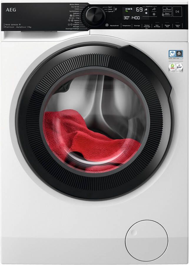 AEG Series 7000 LFR73H149Q wasmachine Voorbelading 9 kg 1400 RPM Wit