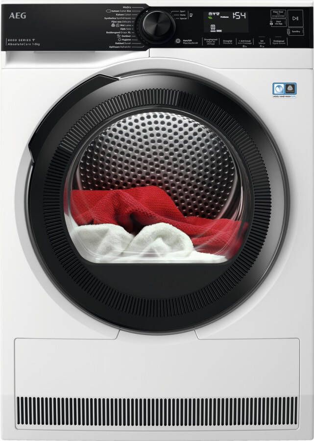 AEG 8000 serie AbsoluteCare Warmtepomp Droger 8 kg TR86CBC86