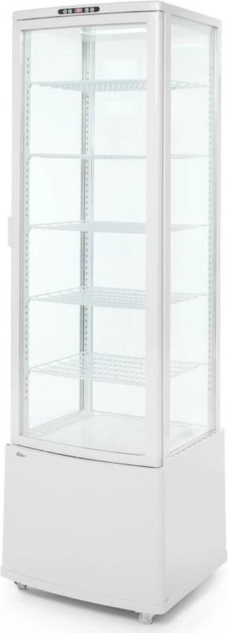 Arktic Koelvitrine Horeca Professionele Gebaksvitrine Horeca Koelkast Glazen Deur 270 Liter Wit