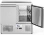 Arktic Saladette KitchenLine 300L 2 Deuren 1 1 GN Boven 2x 1 1 GN + 3x 1 6 GN -2°C +8°C Geforceerd Schuif- Klapdeksel + Snijblad 900x700x888mm Horeca Oven - Thumbnail 1