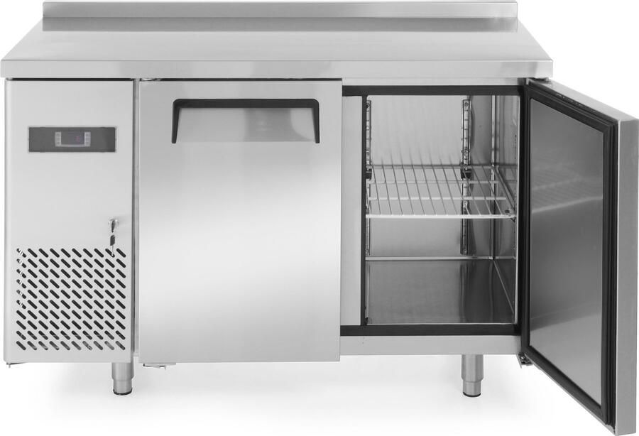 HENDI Arktic Vrieswerkbank met 2 deuren – roestvast staal – 220L – geforceerde luchtkoeling – digitaal display