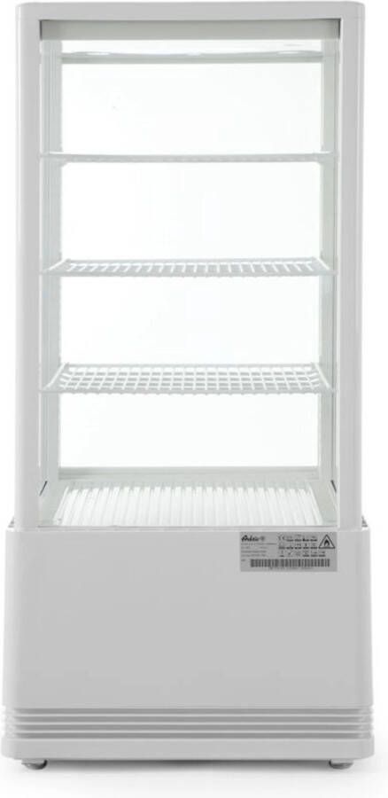 Arktic Koelvitrine Tafelmodel Professionele Buffetvitrine Horeca Koelkast Glazen Deur 78 Liter Wit