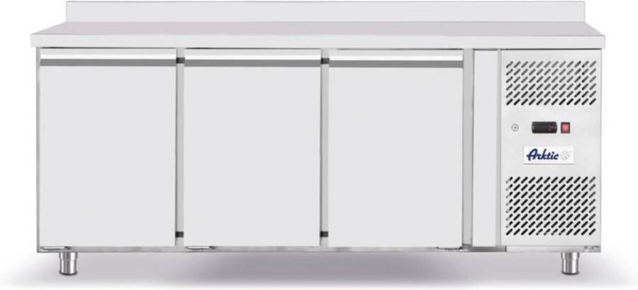 Arktic Koelwerkbank ProfiLine Energiezuinig 420L 3 Deuren 1 1 GN -2°C +8°C Geforceerd Achteropstand 1795x700x850 890mm