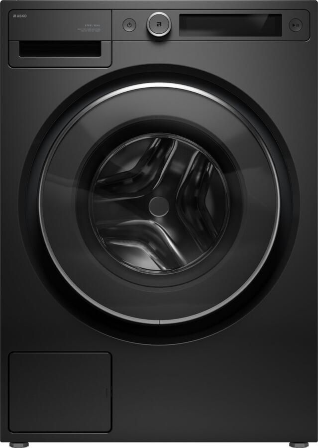 Asko W5096RG wasmachine Voorlader 9 kg 1600 RPM Zwart