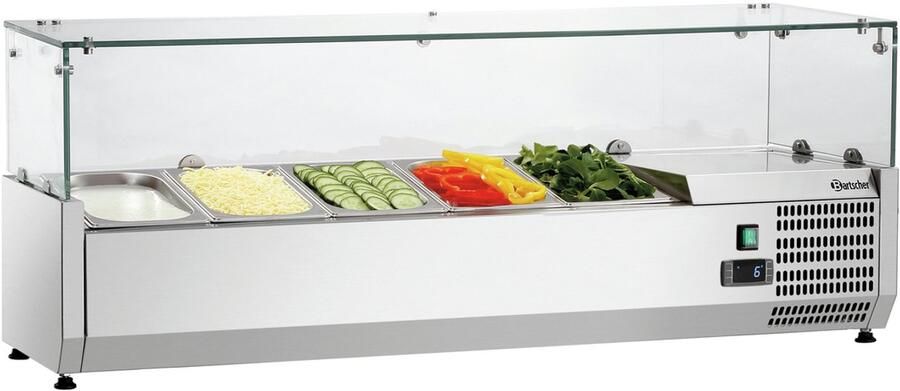 Bartscher Koelopzetvitrine GL4-1201 110270