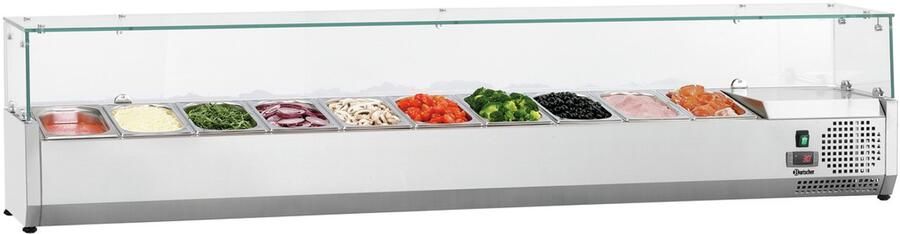 Bartscher Koelopzetvitrine GL3 2005 200298 Horeca & Professioneel