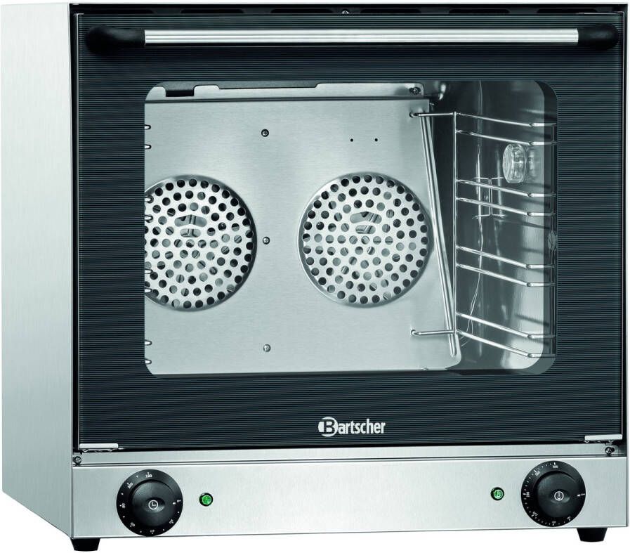 Bartscher Electrische Roestvrijstaal oven|57(h) x 59.5(b) x 61.5(d) cm