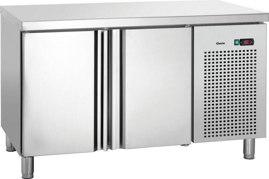 Bartscher Vrieswerkbank T2-1341 -18°C -22°C RVS 2 Deuren 1340x700x850mm