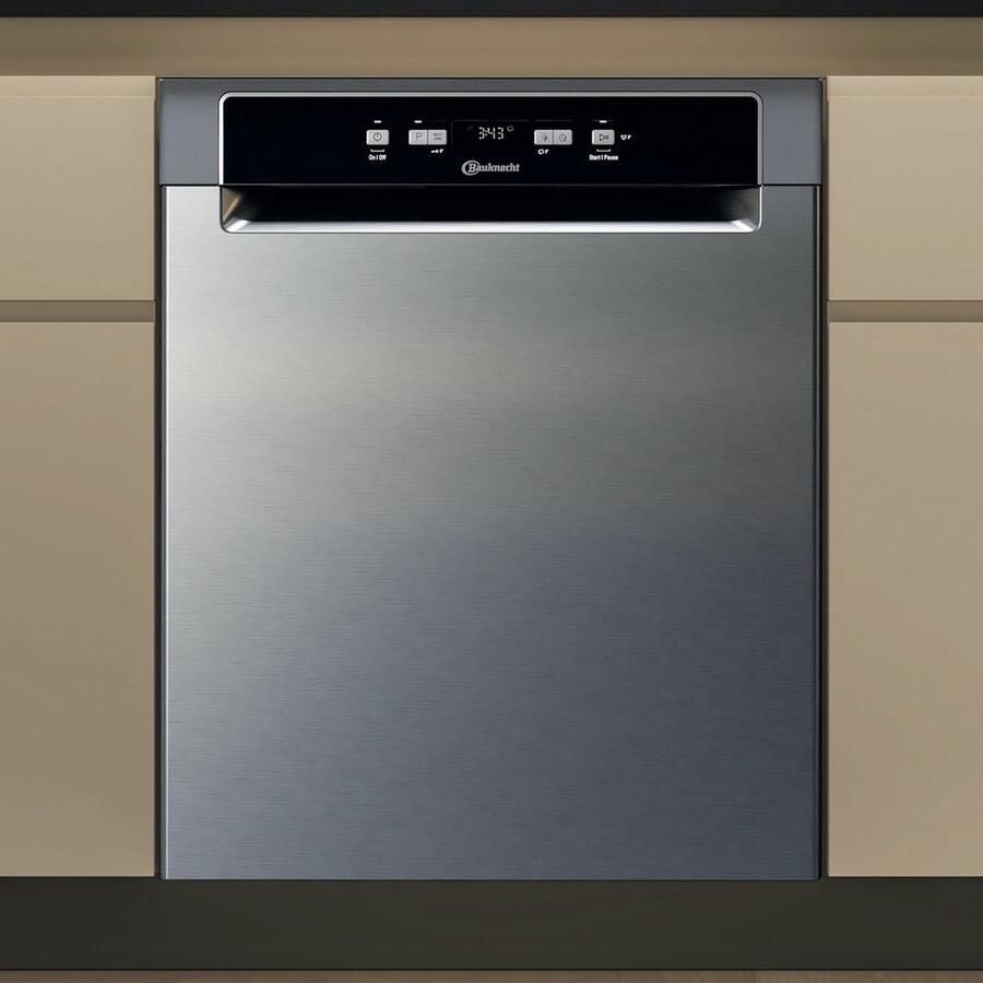 Bauknecht B0U D651A X Onderbouw vaatwasser RVS Klasse B