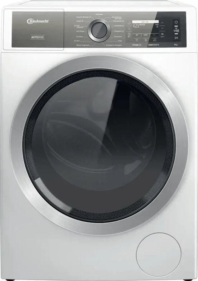 Bauknecht B8X 89ADE SILENCE Wasmachine 8 kg Stoom Duits taaldisplay