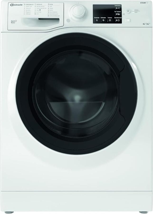 Bauknecht WATK Sense 86 DC wasdroogcombinatie 8-6 kg Duits display