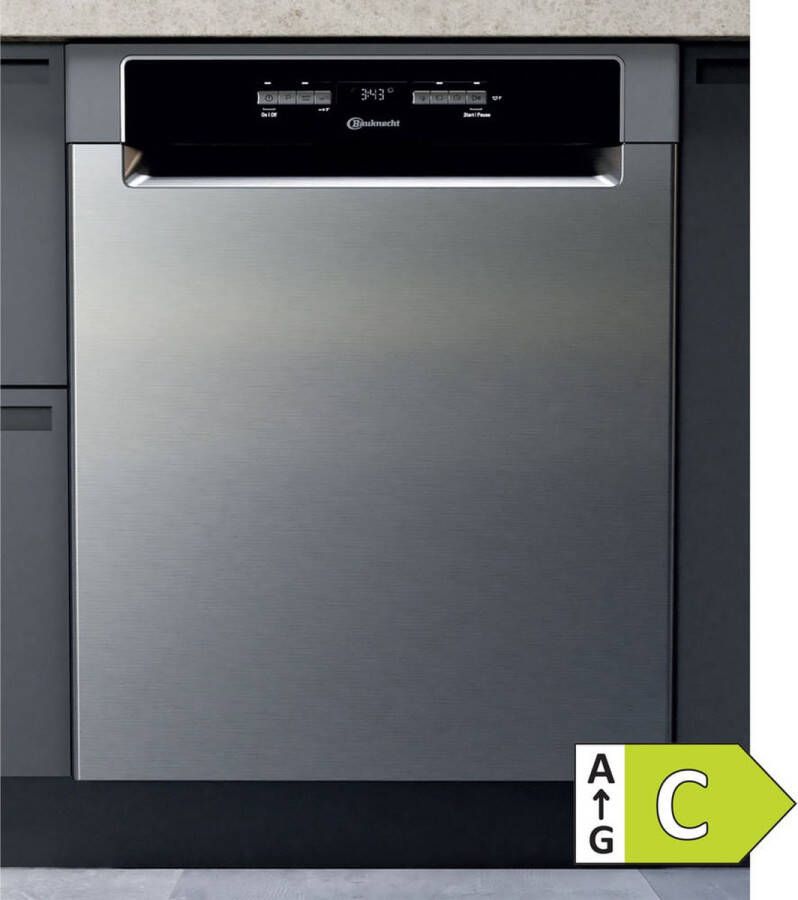 Bauknecht BUO 3O41 PLT X onderbouw vaatwasser 14 couverts C