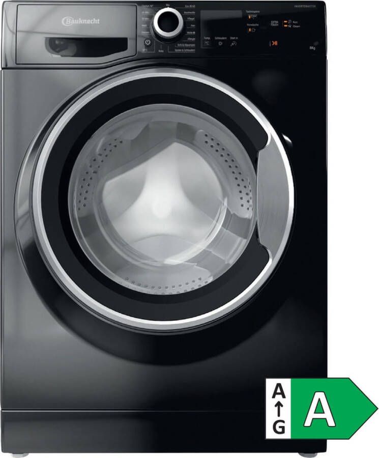 Bauknecht WM BB 814 A wasmachine Duits Display Zwart