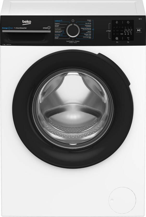 Beko b300 BM3WFU3741B wasmachine Voorbelading 7 kg 1400 RPM Wit
