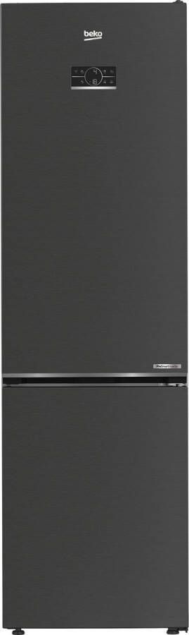 Beko B5RCNE406LXBRW koel-vriescombinatie Vrijstaand 355 l C Label- Zwart