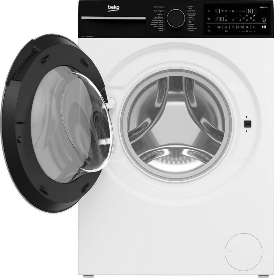 Beko B5WFT89436W: Vrijstaande Wasmachine (9 kg 1400 rpm) Aquatech