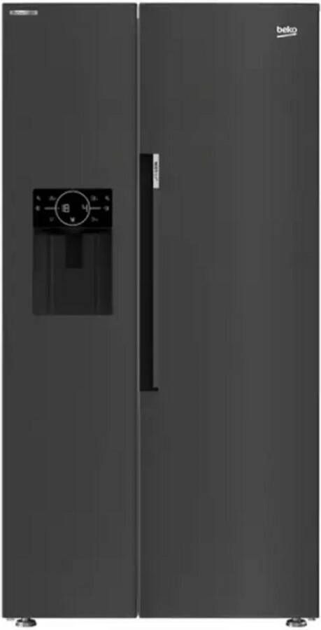 Beko B7RGNE665ZDS Amerikaanse koelkast Energieklasse D Zwart - Foto 2