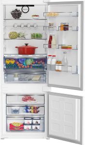 Beko BCNE400E40SN Inbouw koel-vriescombinatie Ingebouwd 370 l E Wit