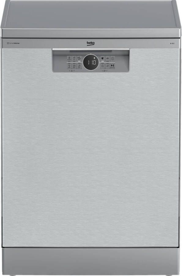 Beko BDFN26640XC CornerIntense Vrijstaande vaatwasser Zilver