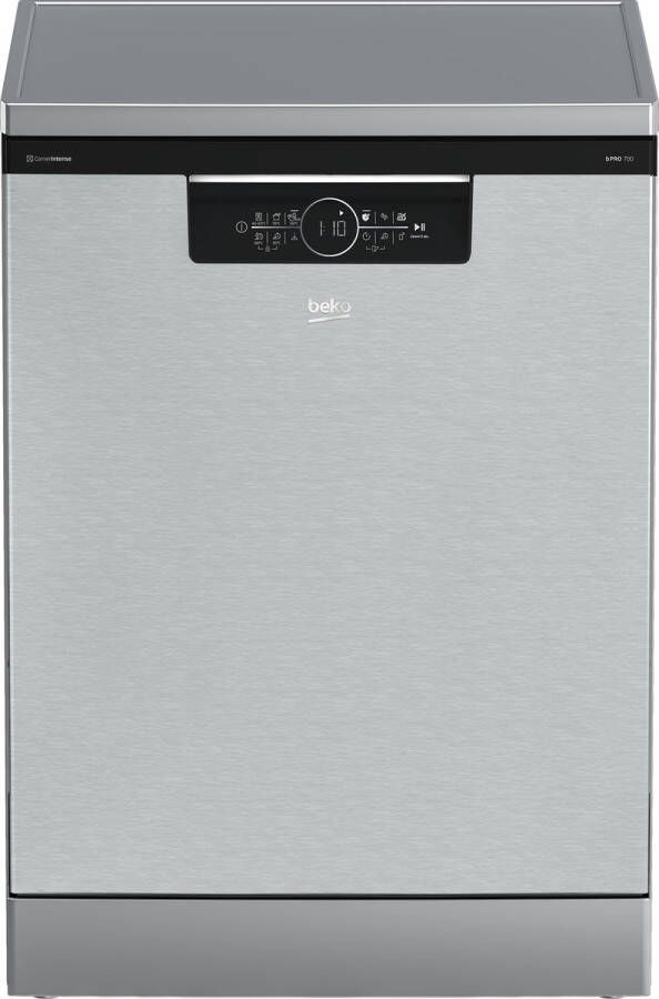 Beko Bdfn36560xc Vaatwasser Met Derde Rek 15 Aantal Plaatsinstellingen Zilver 60 cm EU Plug 220V