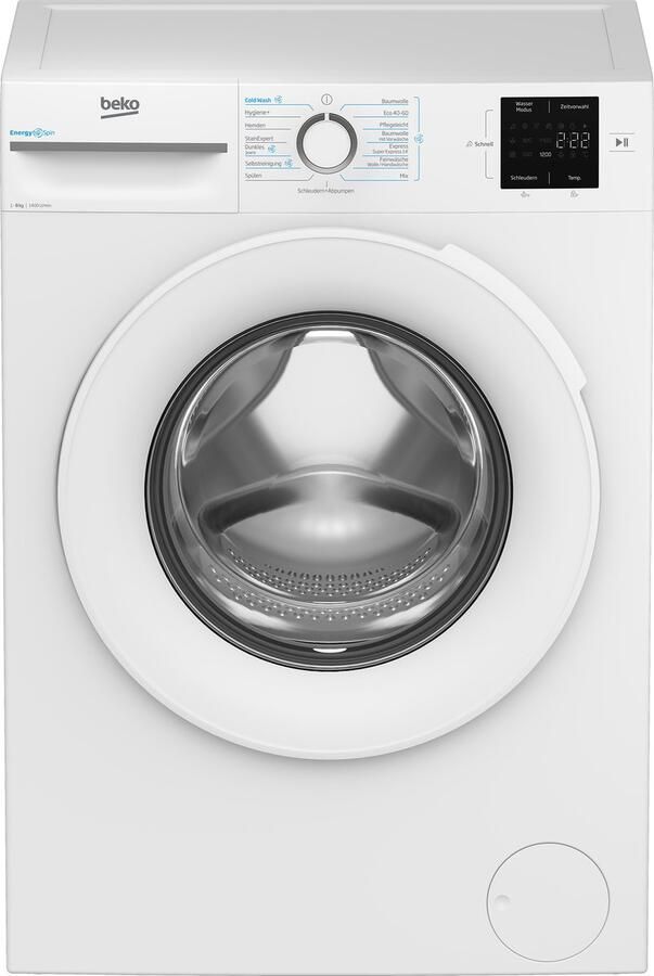 Beko b300 BM3WFT38413W wasmachine Voorbelading 8 kg 1400 RPM Wit