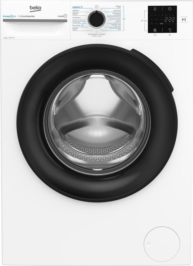 Beko b300 BM3WFT3841W wasmachine Voorlader 8 kg 1400 RPM Wit